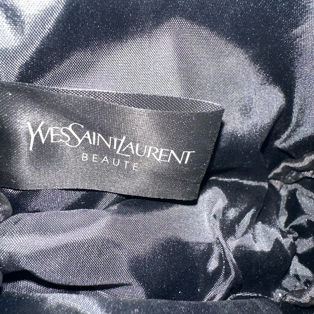 YSL Black and Gold Cosmetic Bag - Picture 5 of 6